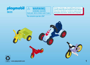 Manual de uso Playmobil set 5635 City Life Coches niños