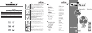 Manual de uso Magefesa MGF-2210 Siroco Ventilador
