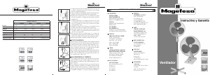 Manual de uso Magefesa MGF-2220 Siroco Ventilador