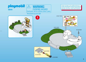 Bruksanvisning Playmobil set 5644 City Life Glassbar