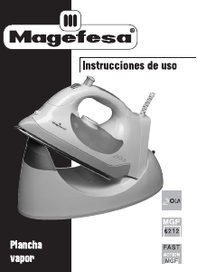 Manual de uso Magefesa MGF-6212 Sola Plancha