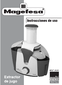 Manual de uso Magefesa MGF-3530 Tropico Licuadora