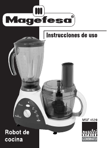 Manual de uso Magefesa MGF-4520 Combinato Robot de cocina
