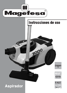 Manual de uso Magefesa MGF-6346 Goloso Aspirador