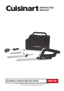 Manual Cuisinart CEK-120 Electric Knife