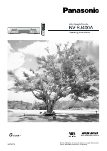 Handleiding Panasonic NV-SJ400A Videorecorder