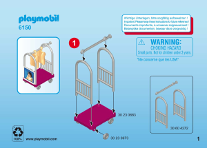 Mode d’emploi Playmobil set 6150 City Life Top modèle avec tenues de soirée