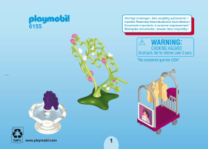 Manual de uso Playmobil set 6155 City Life Desfile de novia