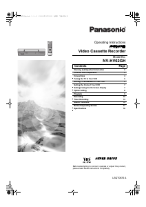 Handleiding Panasonic NV-HV62GH Videorecorder