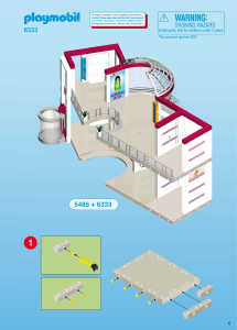 Mode d’emploi Playmobil set 6333 City Life Agrandissement pour le grand magasin aménagé