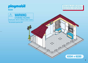 Manuale Playmobil set 6334 City Life Nuova caffetteria