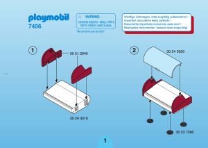 Mode d’emploi Playmobil set 7456 City Life Aménagement pour boulangerie