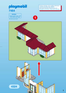 Bedienungsanleitung Playmobil set 7464 City Life Etagenergänzung für die Grosse Schule