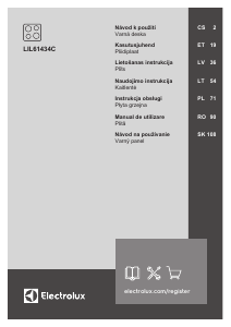 Instrukcja Electrolux LIL61434C Płyta do zabudowy