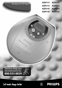 Handleiding Philips AZ9217 Discman