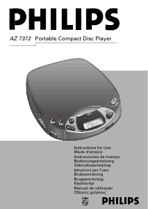 Mode d’emploi Philips AZ7374 Lecteur CD portable