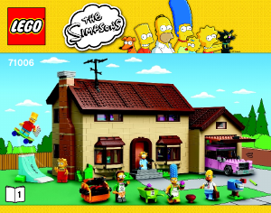 Käyttöohje Lego set 71006 Simpsons The Simpsons house