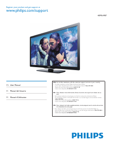 Mode d’emploi Philips 40PFL4907 Téléviseur LED