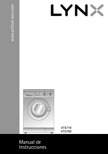 Bedienungsanleitung Lynx 4TS716 Waschmaschine