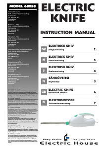 Manual Electric House 60850 Electric Knife