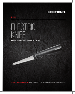 Manual Chefman RJ52 Electric Knife