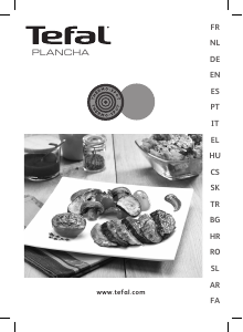 Manual Tefal CB661412 Plancha Grătar de masă