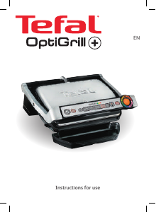 Handleiding Tefal GC713D40 OptiGrill+ Contactgrill