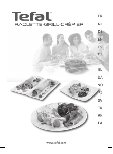 Manual de uso Tefal RE138O12 Raclette grill