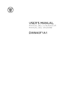 Manual de uso Westinghouse DWM40F1A1 Televisor de LED