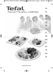 Manual de uso Tefal RE507B00 Raclette grill