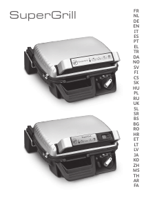 Kullanım kılavuzu Tefal GC450B27 SuperGrill Izgara tost makinesi