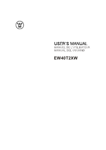 Mode d’emploi Westinghouse EW40T2XW Téléviseur LED