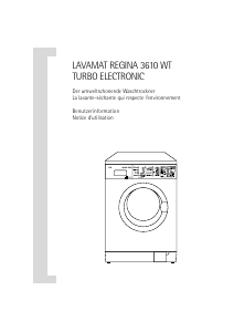 Bedienungsanleitung AEG REG3610WT Waschtrockner