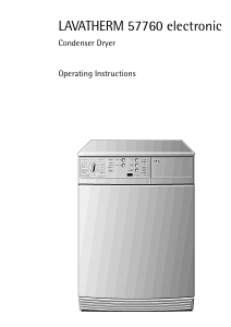 Manual AEG LTH57760 Dryer