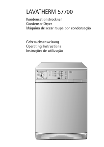 Manual AEG LTH57700 Dryer