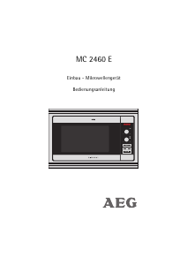 Bedienungsanleitung AEG MC2460EM Mikrowelle