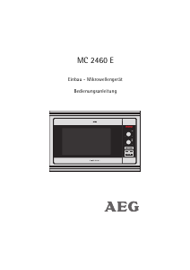 Bedienungsanleitung AEG MC2460EW Mikrowelle