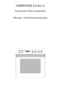 Bedienungsanleitung AEG E31412-2-W Herd