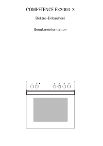 Bedienungsanleitung AEG E32003-3-W Herd