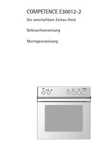 Bedienungsanleitung AEG E30012-2-M Herd