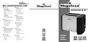 Manual de uso Magefesa MGF-3311 Crunch+ Tostador