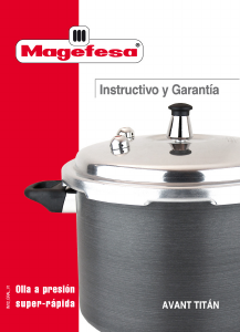 Manual de uso Magefesa Avant Titan Olla a presión