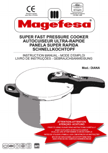 Manual Magefesa Diana Pressure Cooker