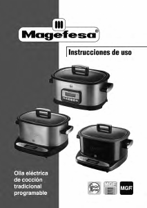 Manual de uso Magefesa MGF-6601 Guisotherm Olla multi-cocción