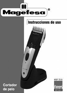 Manual de uso Magefesa MGF-7010 Sesgo Cortapelos