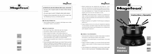 Manual de uso Magefesa MGF-4910 Etna Fondue