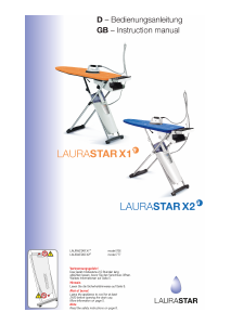 Bedienungsanleitung Laurastar X1a Bügelsystem