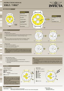 Bruksanvisning Invicta Speedway 34826 Armbandsur
