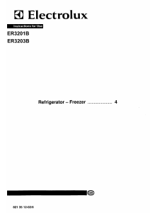 Manual Electrolux ER3201B Fridge-Freezer