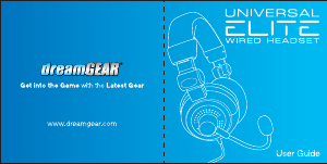 Handleiding Dreamgear DGUN-2571 Universal Elite Wired Headset